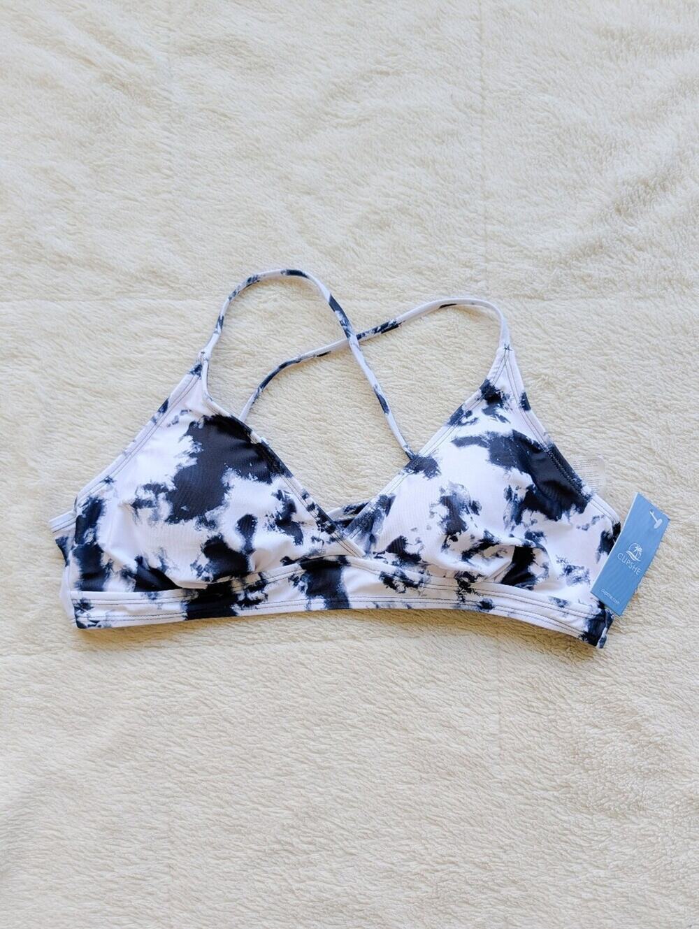 Cupshe Tie-dye Bikini Swim Top‎